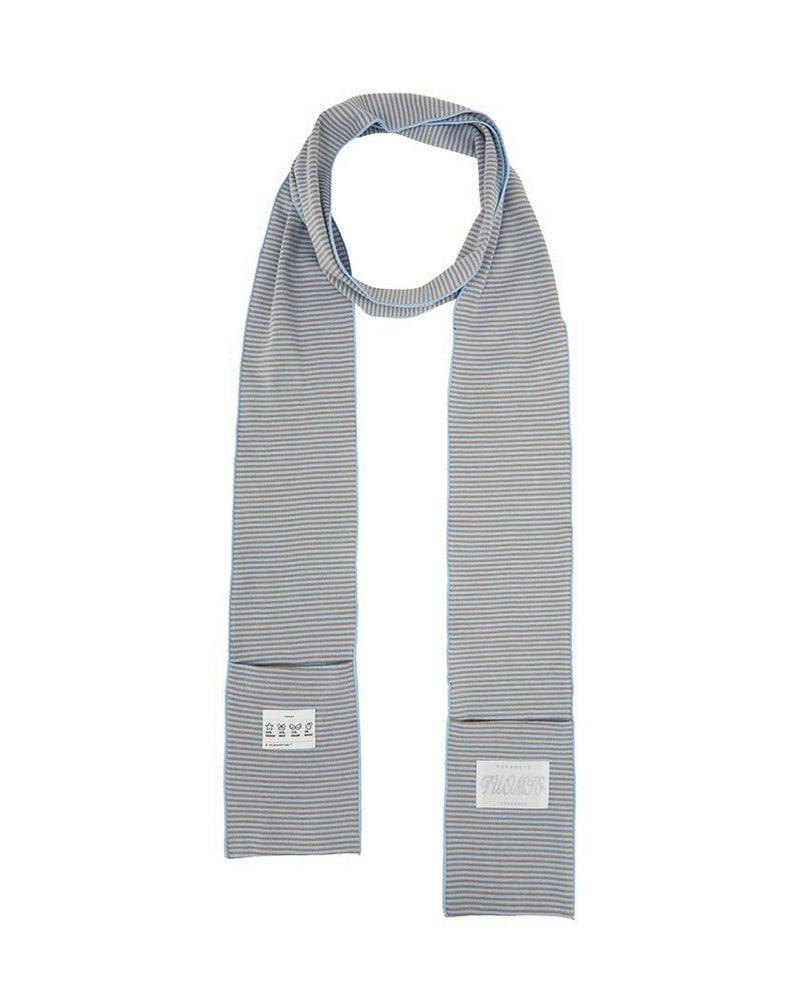 【TUOMIO】STRIPE POCKET SCARF
