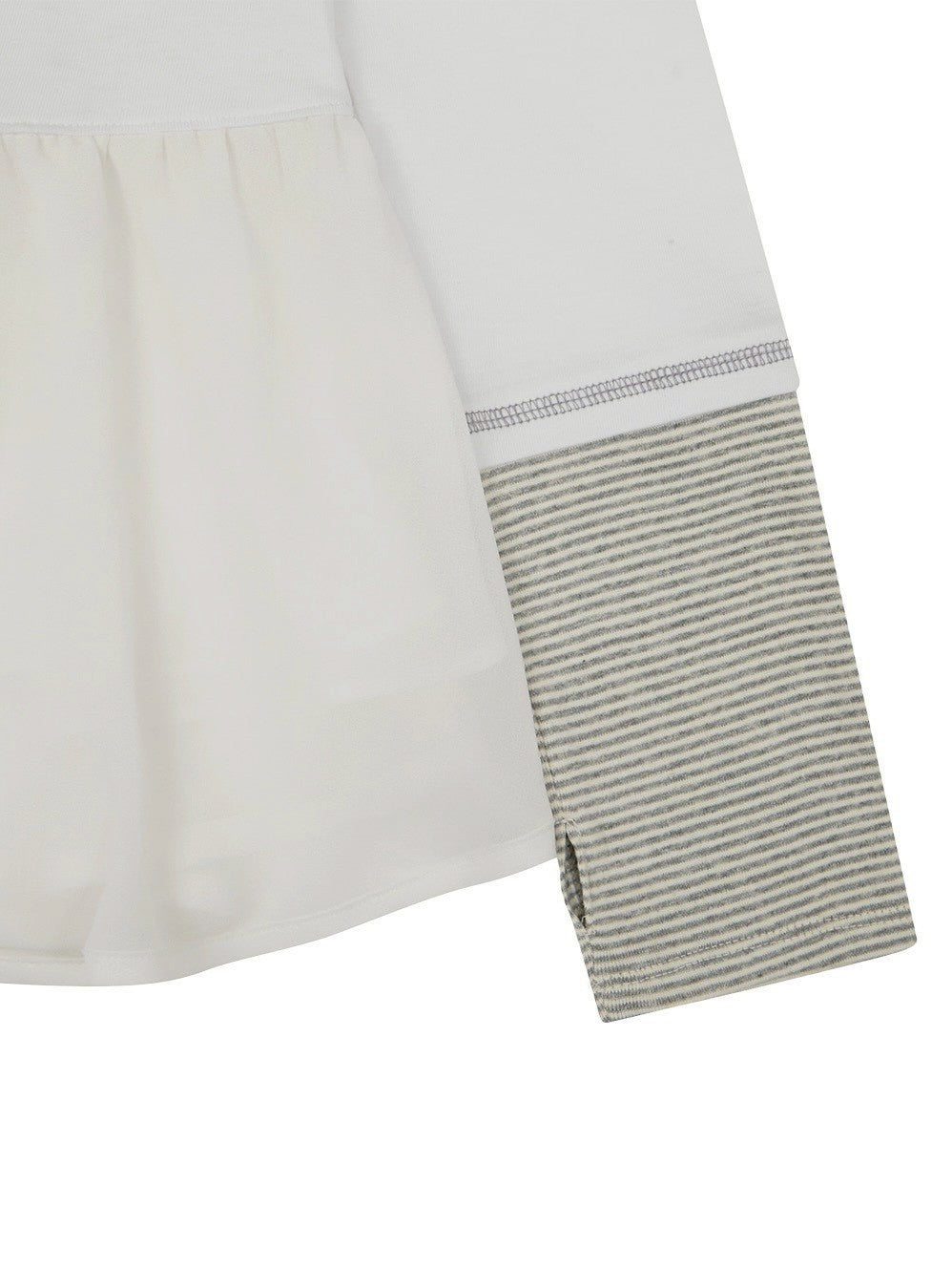 【TUOMIO】LAYERED TAIL RIBBON TOP