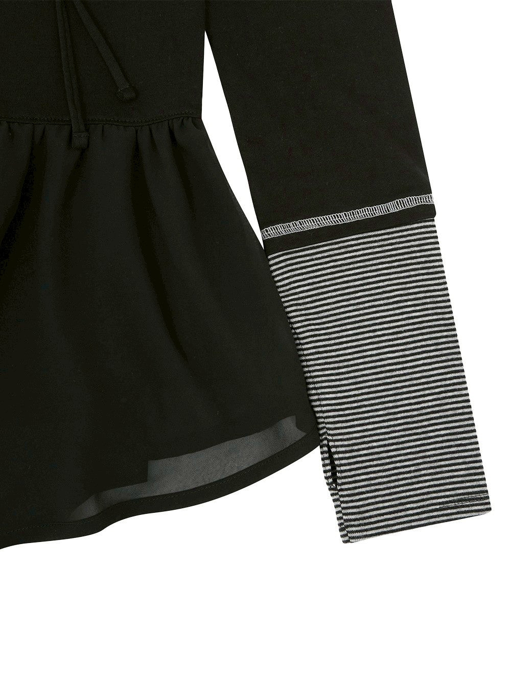 【TUOMIO】LAYERED TAIL RIBBON TOP