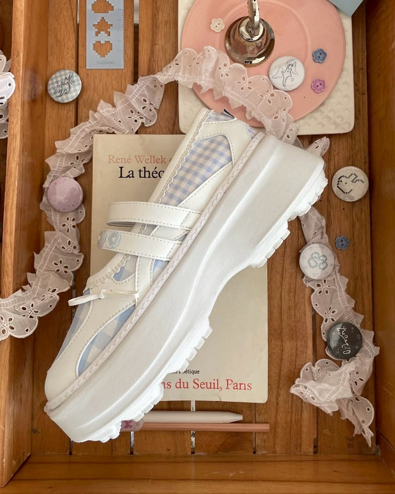【TUOMIO】MEMENTO PATCHWORK PLATFORM MARYJANE