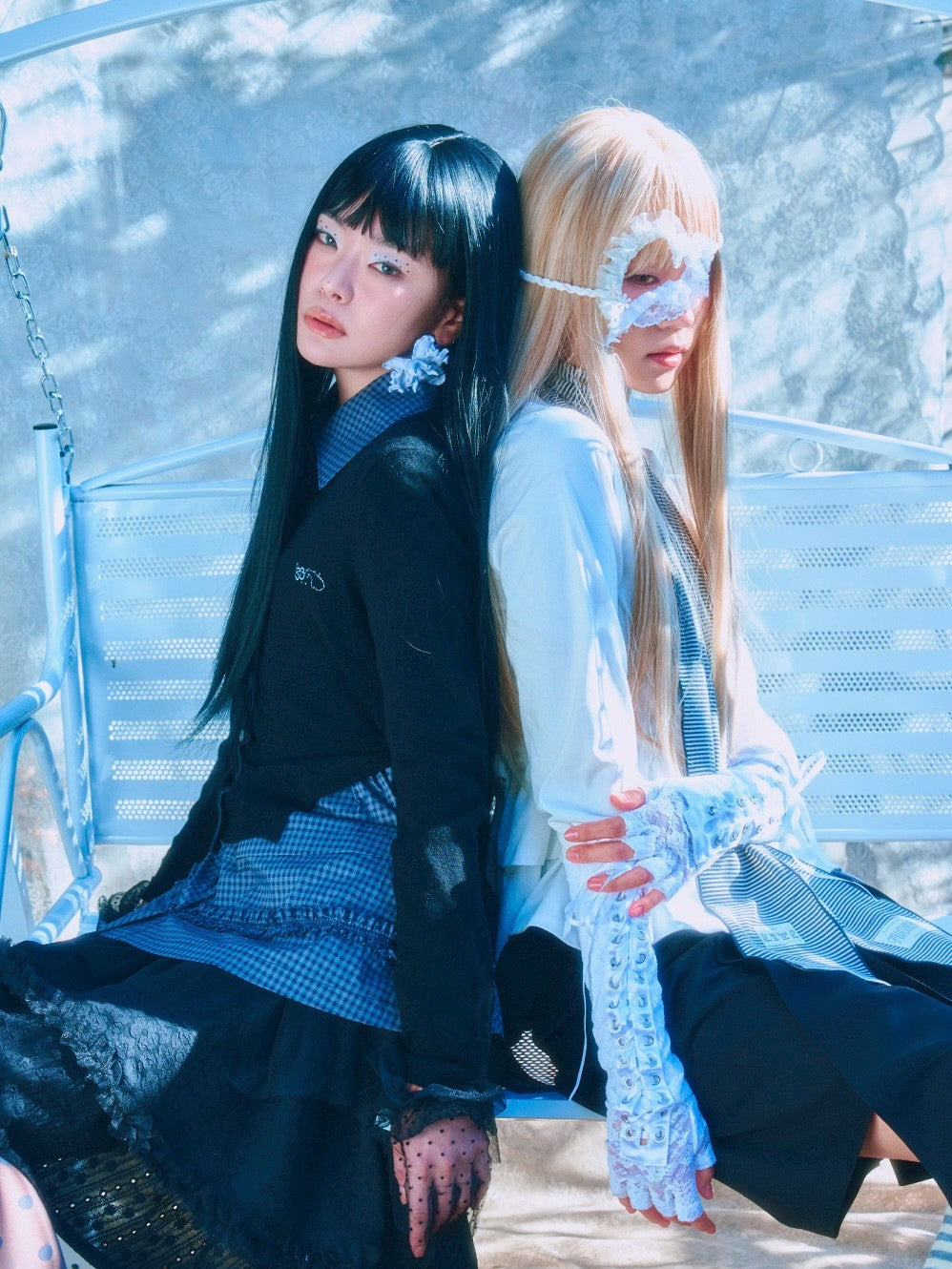 【TUOMIO】RUFFLE CHECK SHIRT