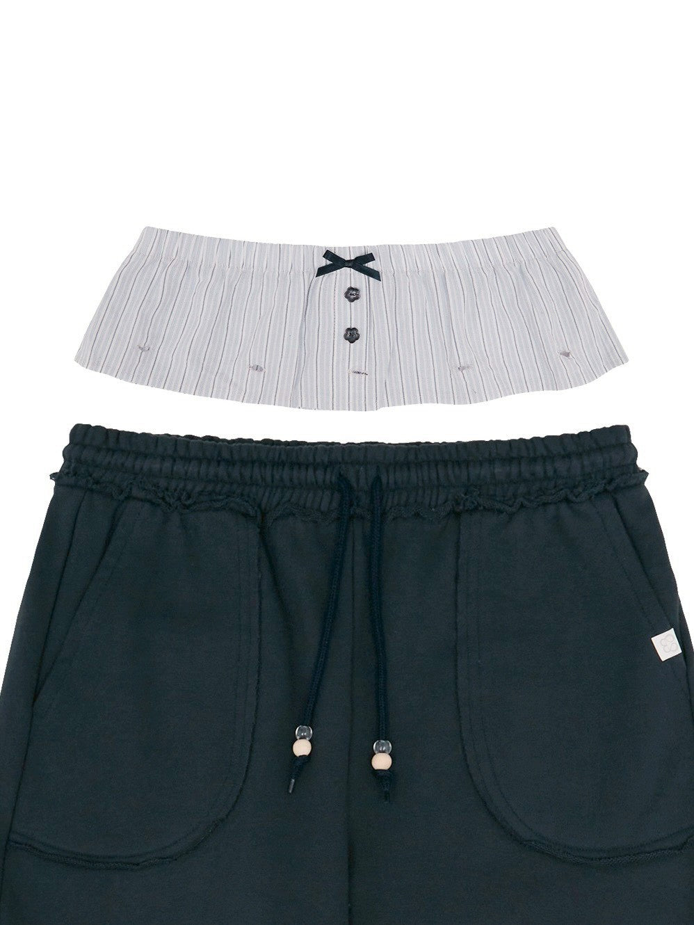 【TUOMIO】DETACHABLE BERMUDA SWEATPANTS