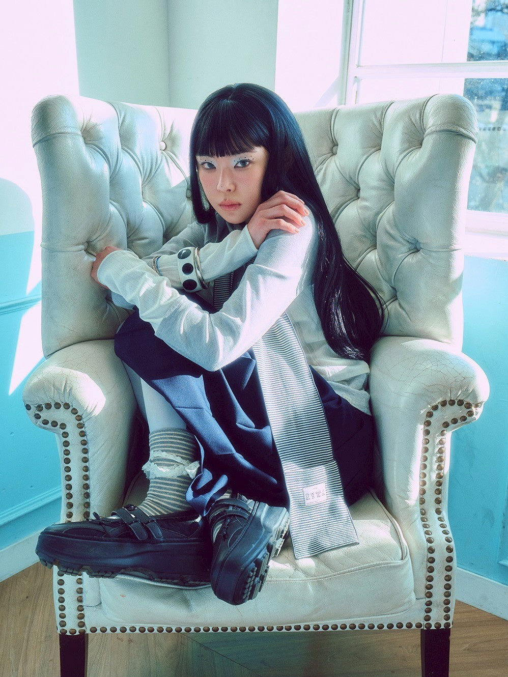 【TUOMIO】MEMENTO PATCHWORK PLATFORM MARYJANE