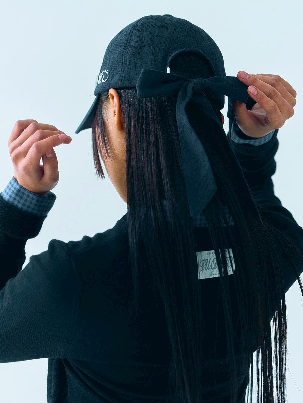 【TUOMIO】BUTTON RIBBON CAP