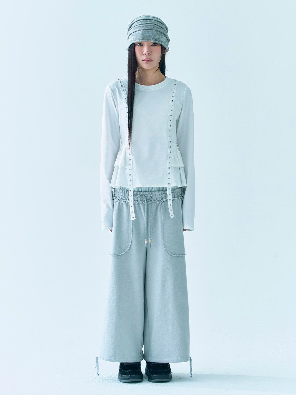 【TUOMIO】DETACHABLE BERMUDA SWEATPANTS