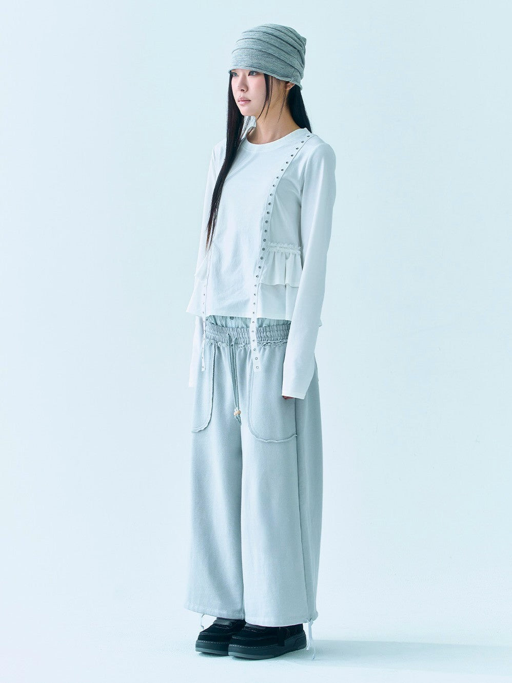 【TUOMIO】DETACHABLE BERMUDA SWEATPANTS