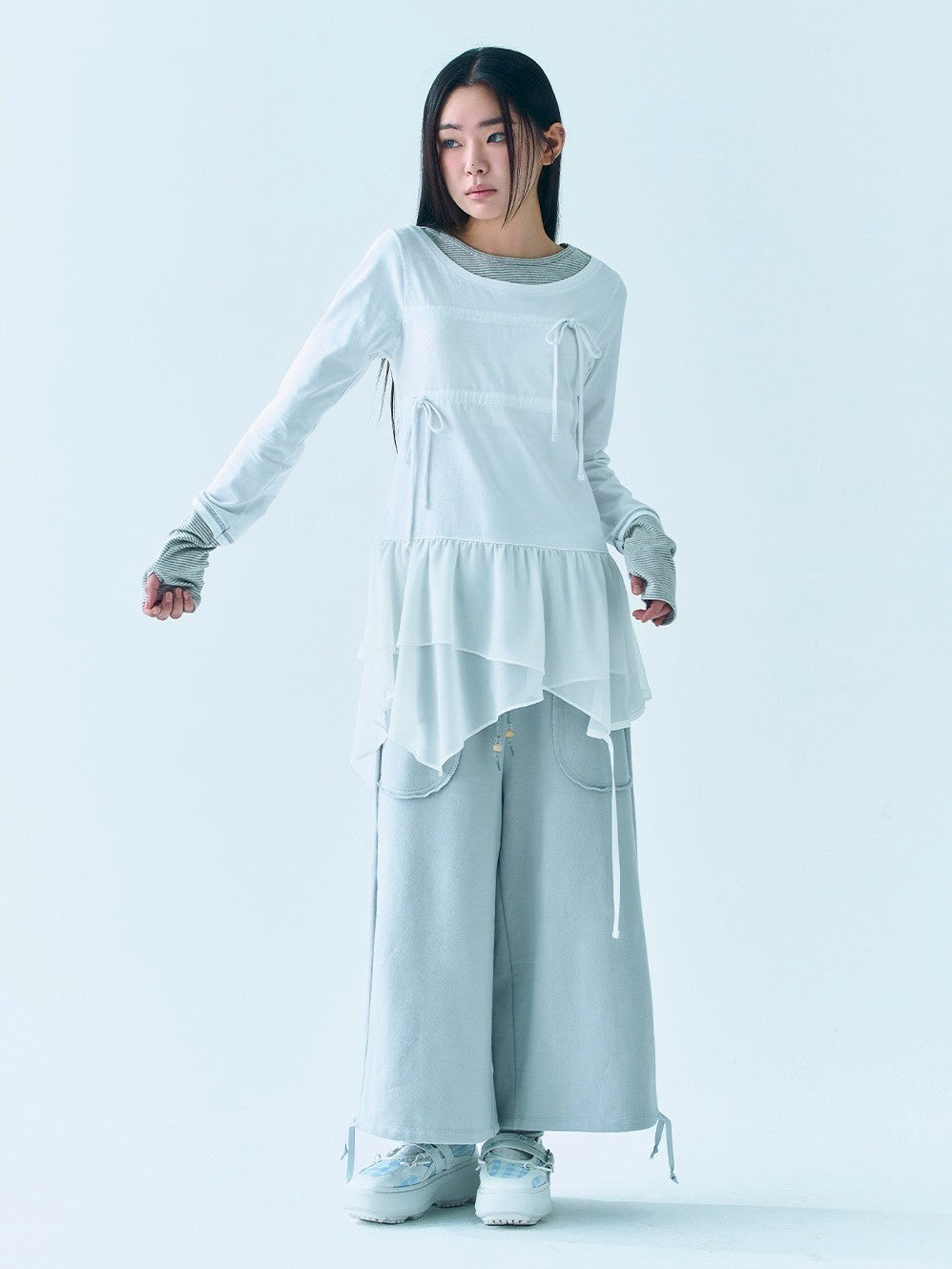 【TUOMIO】DETACHABLE BERMUDA SWEATPANTS