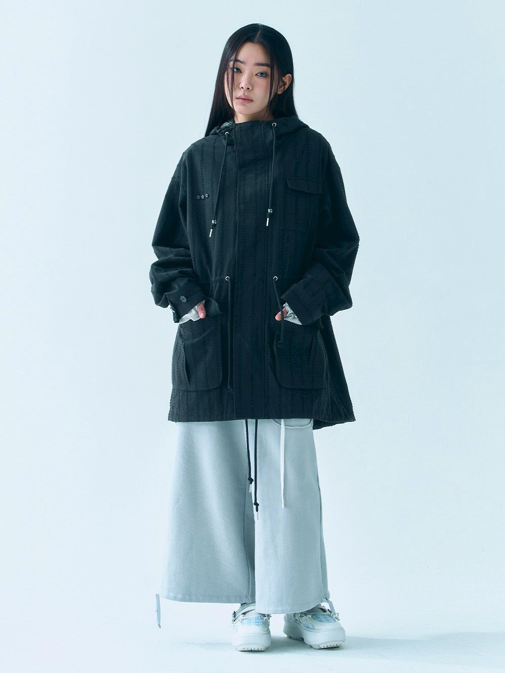 【TUOMIO】DETACHABLE BERMUDA SWEATPANTS