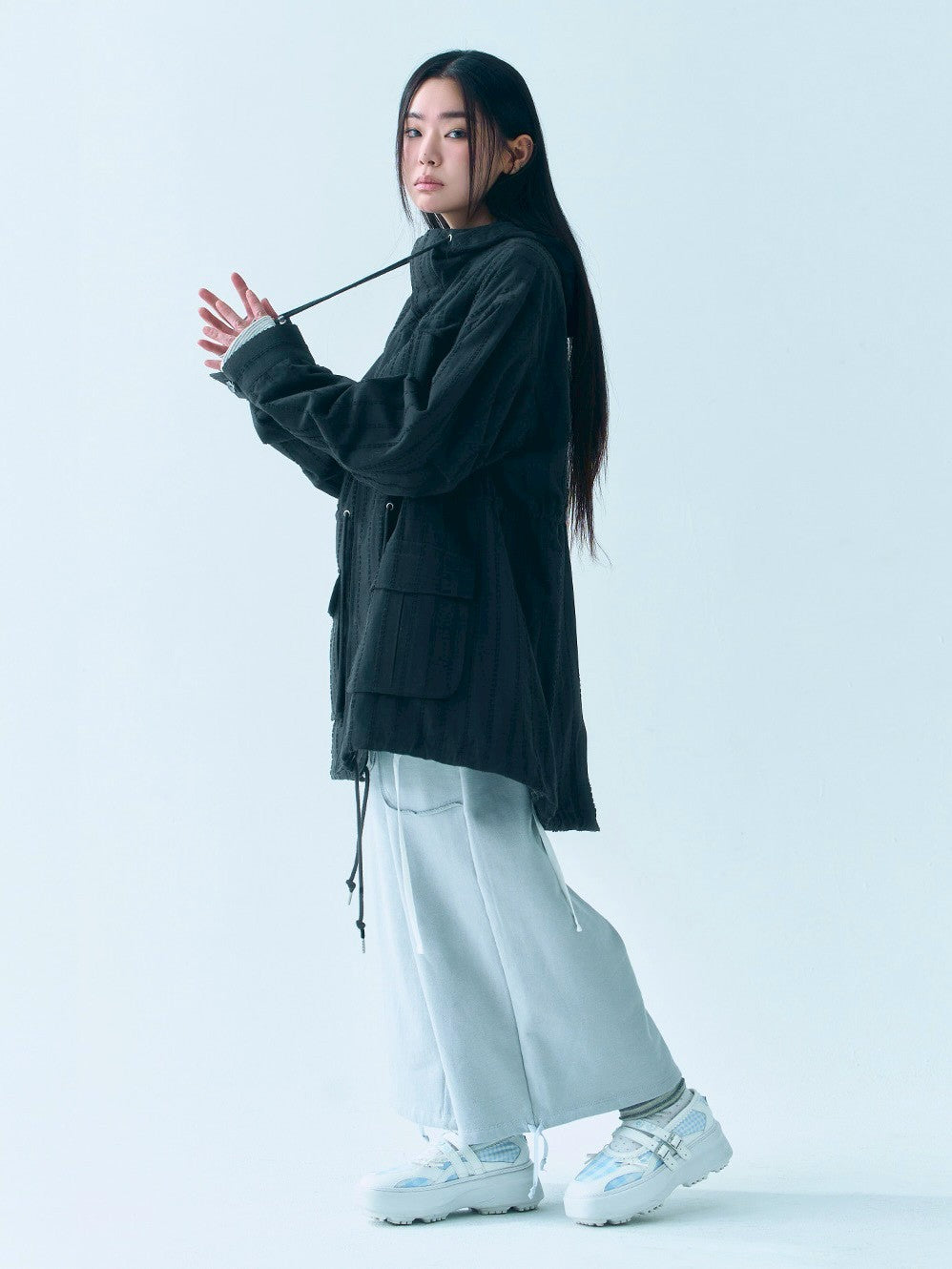 【TUOMIO】DETACHABLE BERMUDA SWEATPANTS