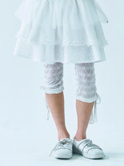【TUOMIO】STRAPPY FLOWER LEGGINGS