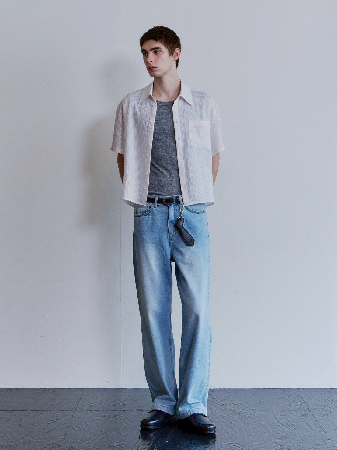 【Waviness】Fluted Ribbed Sleeveless