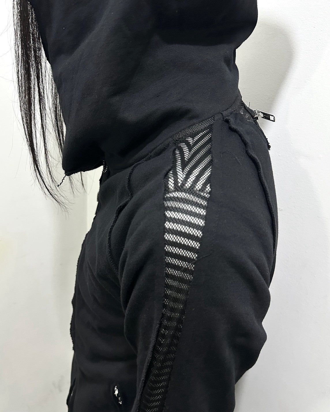 【YIKAI LABORATORY】COCOON ASYMMETRIC ZIPPER HOODIE