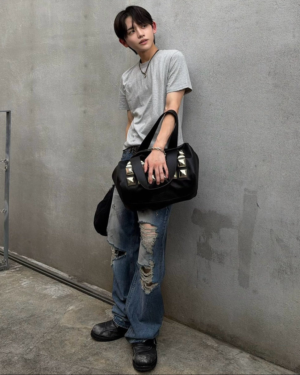 受注制【Chikashitsu +】muscle fit crop t-shirt (3color)
