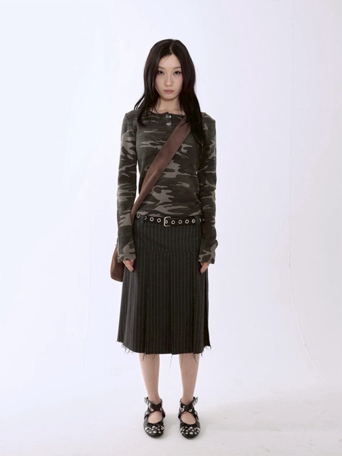 【runningHIGH】CAMOUFLAGE L/S TEE