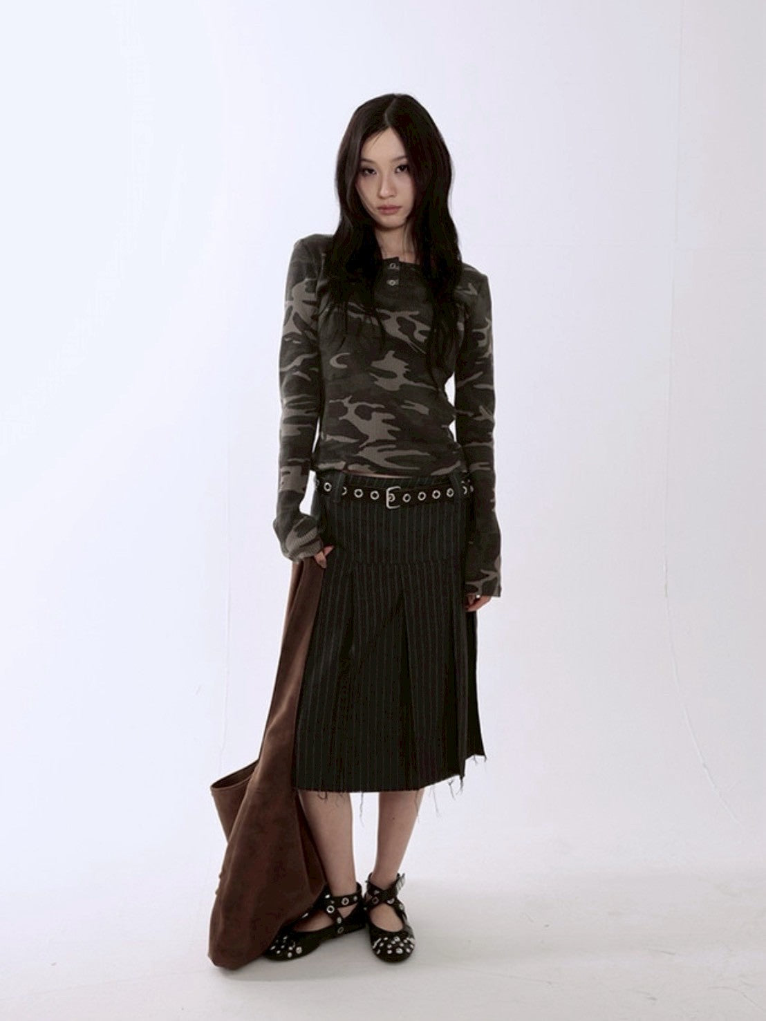 【runningHIGH】CAMOUFLAGE L/S TEE