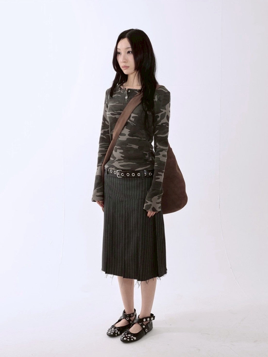 【runningHIGH】CAMOUFLAGE L/S TEE