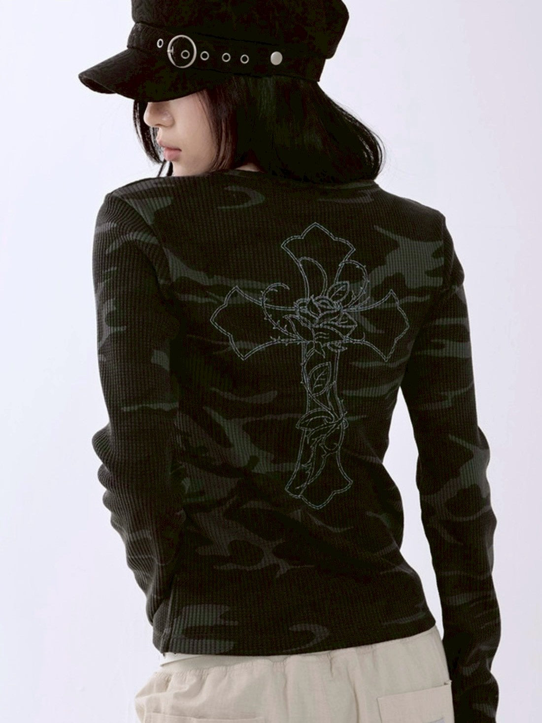 【runningHIGH】CAMOUFLAGE L/S TEE