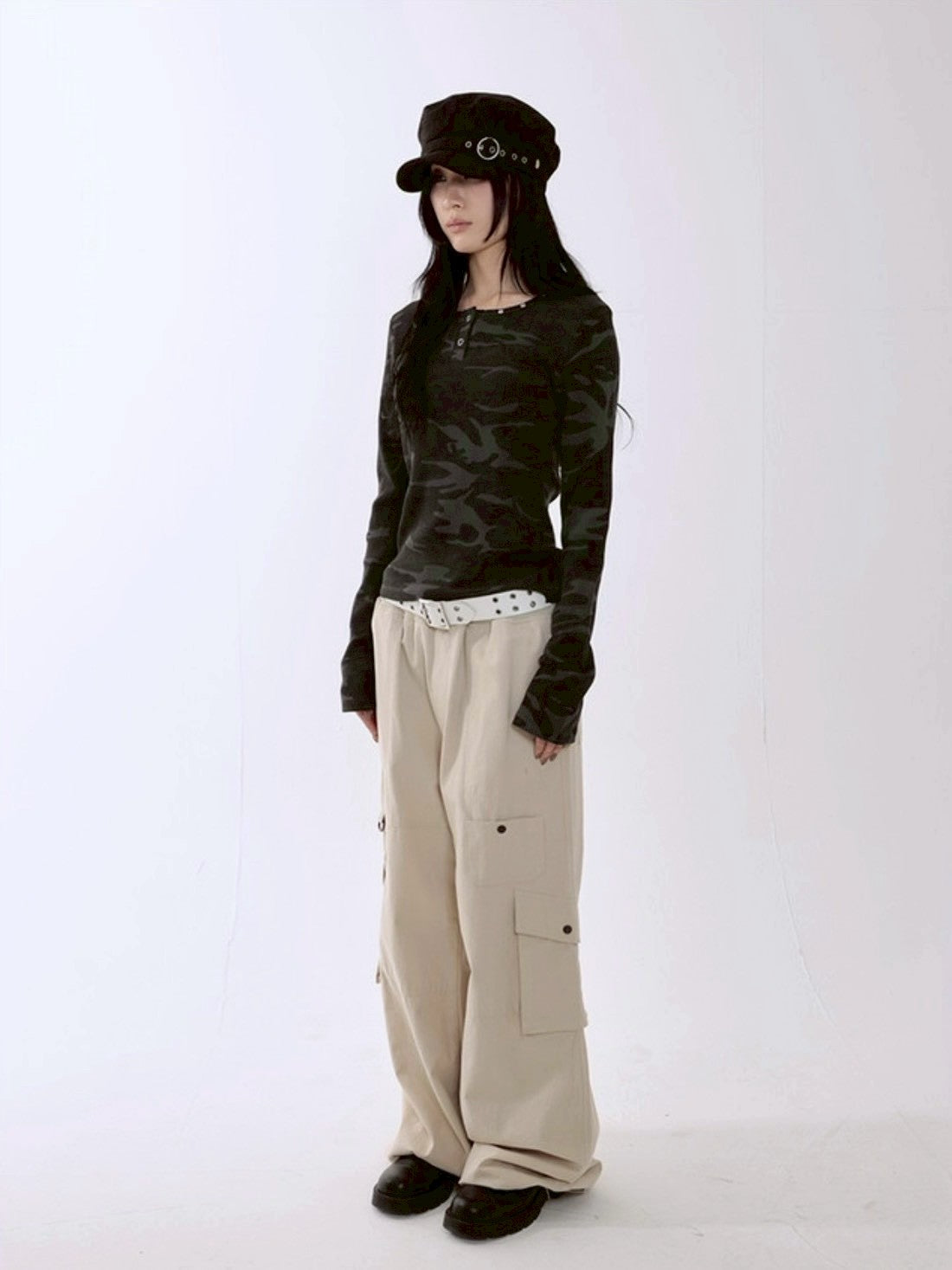 【runningHIGH】CAMOUFLAGE L/S TEE