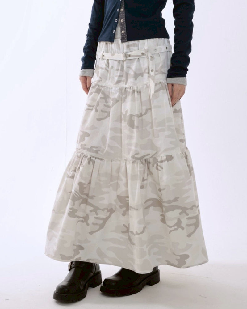 【runningHIGH】RIPSTOP FLARE SKIRT