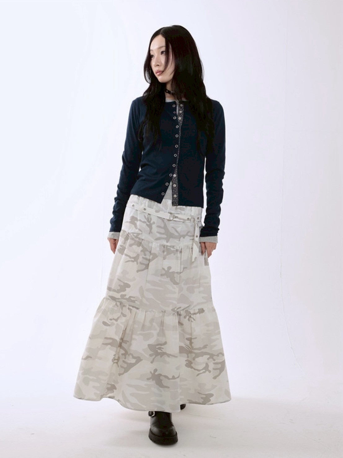 【runningHIGH】RIPSTOP FLARE SKIRT