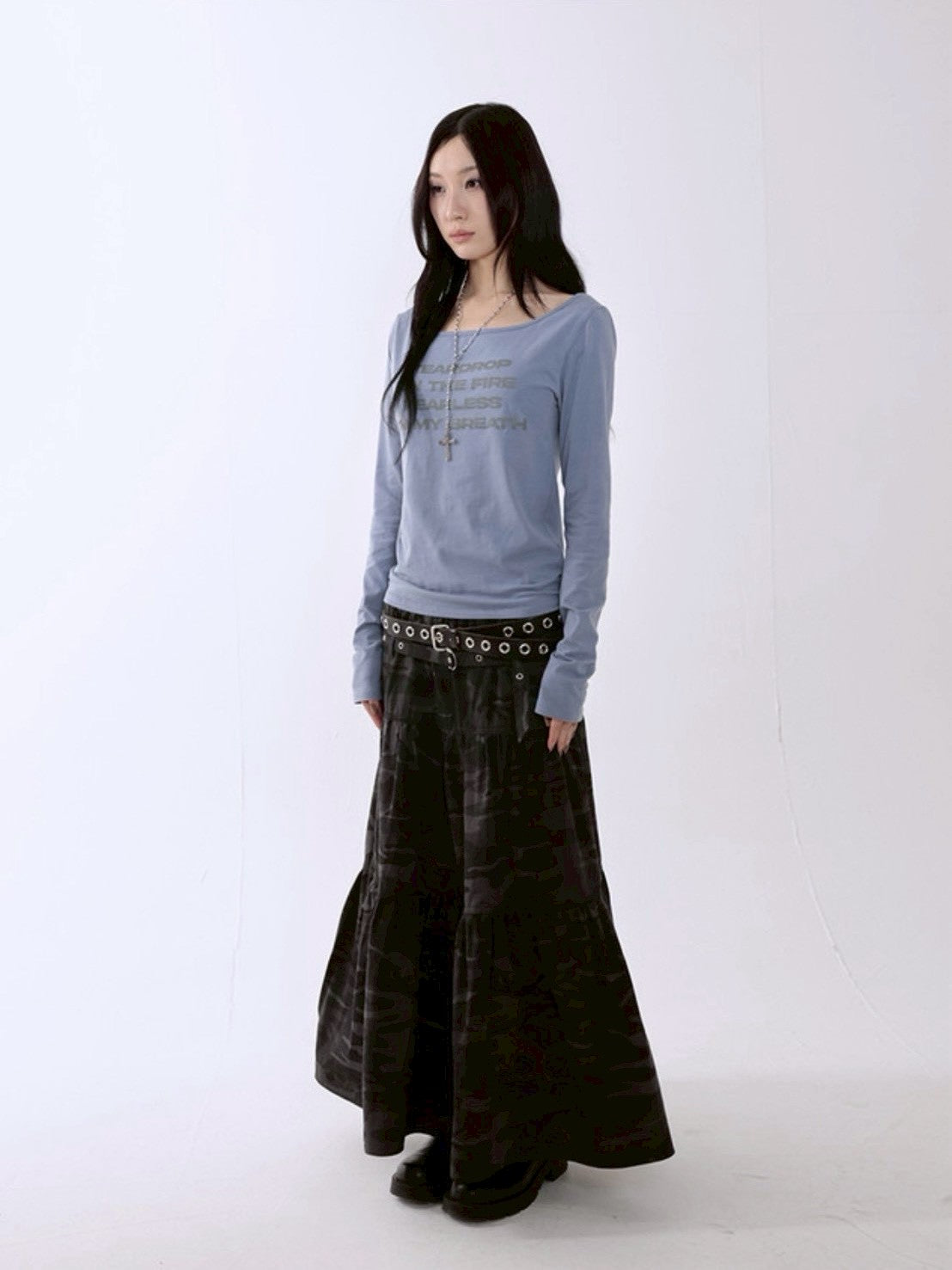 【runningHIGH】RIPSTOP FLARE SKIRT