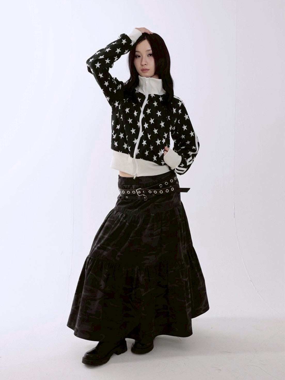 【runningHIGH】RIPSTOP FLARE SKIRT