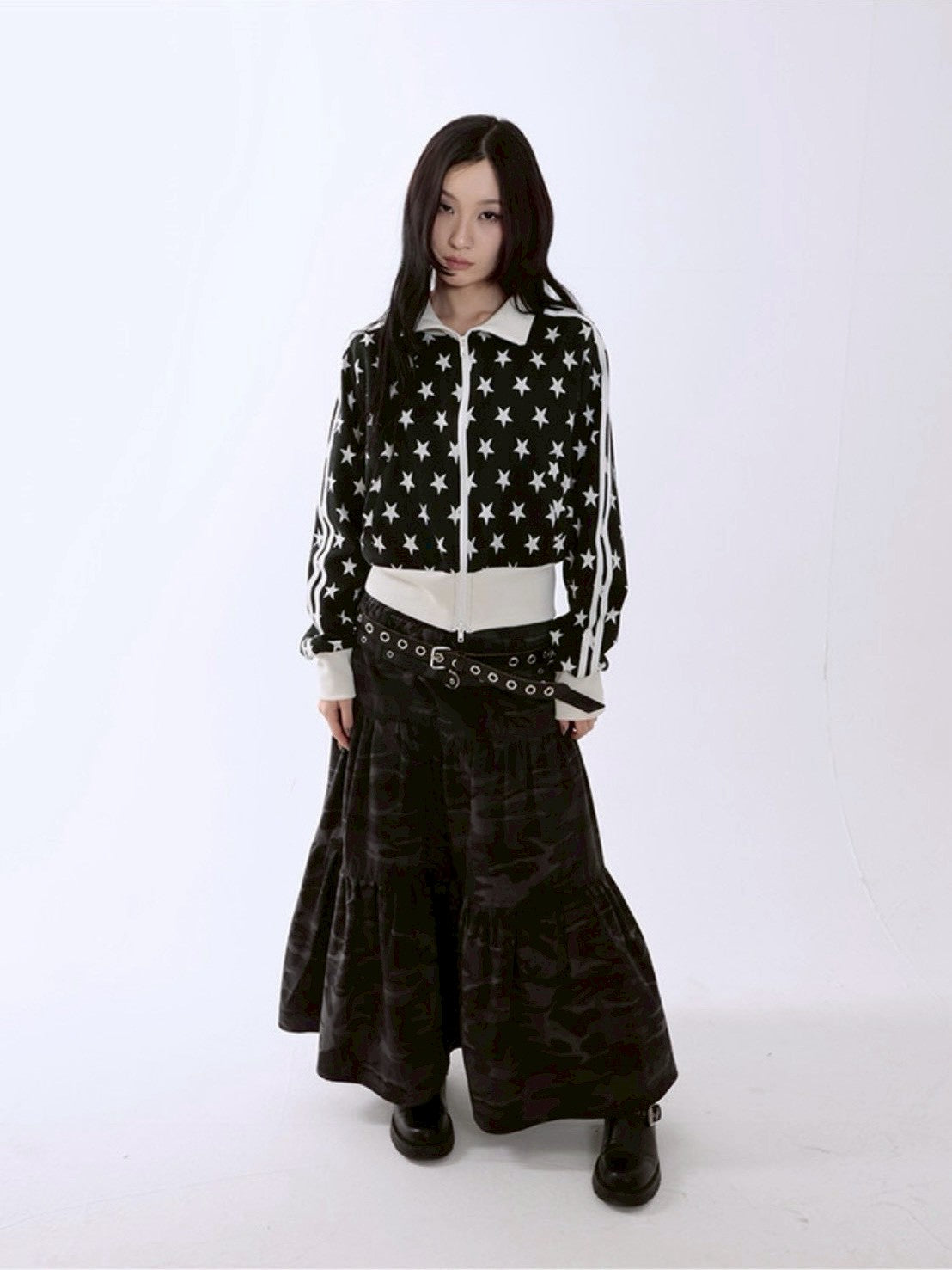【runningHIGH】RIPSTOP FLARE SKIRT