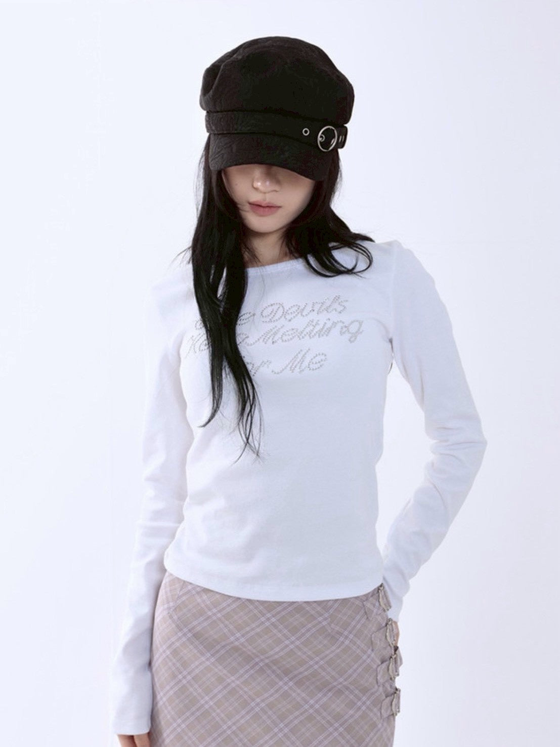 【runningHIGH】HOTFIX LETTERING L/S TEE