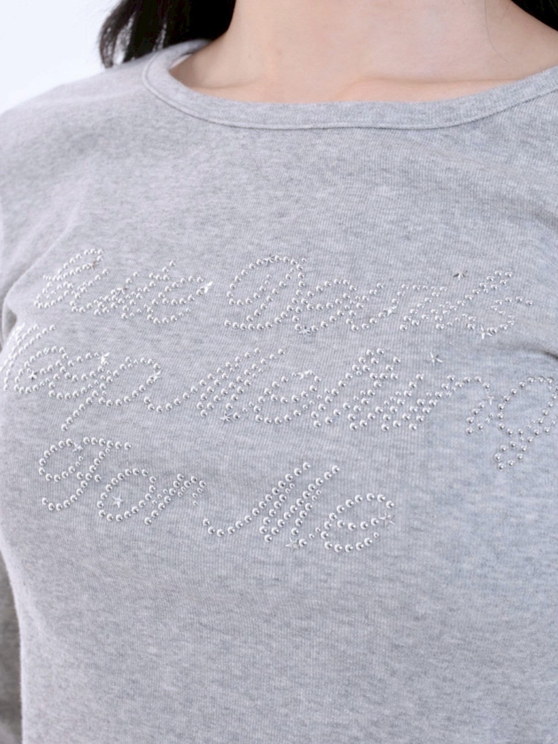 【runningHIGH】HOTFIX LETTERING L/S TEE