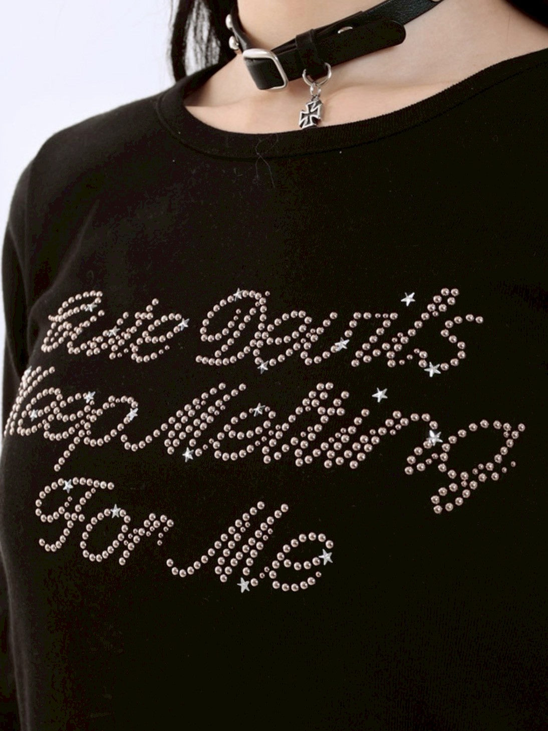 【runningHIGH】HOTFIX LETTERING L/S TEE