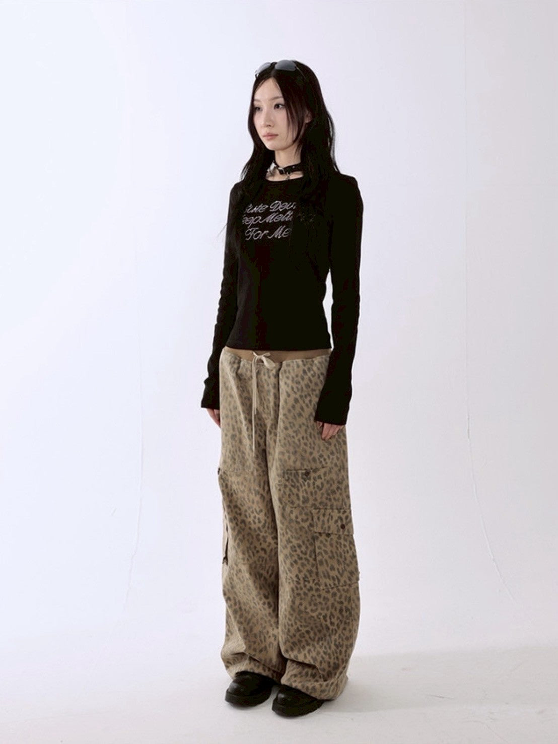 【runningHIGH】HOTFIX LETTERING L/S TEE