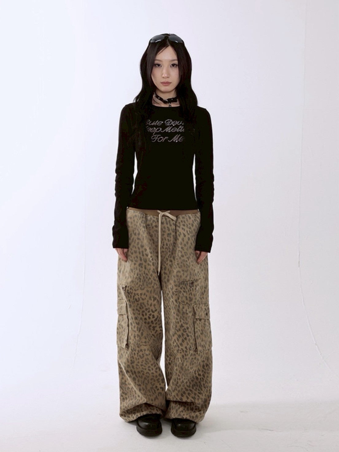 【runningHIGH】HOTFIX LETTERING L/S TEE