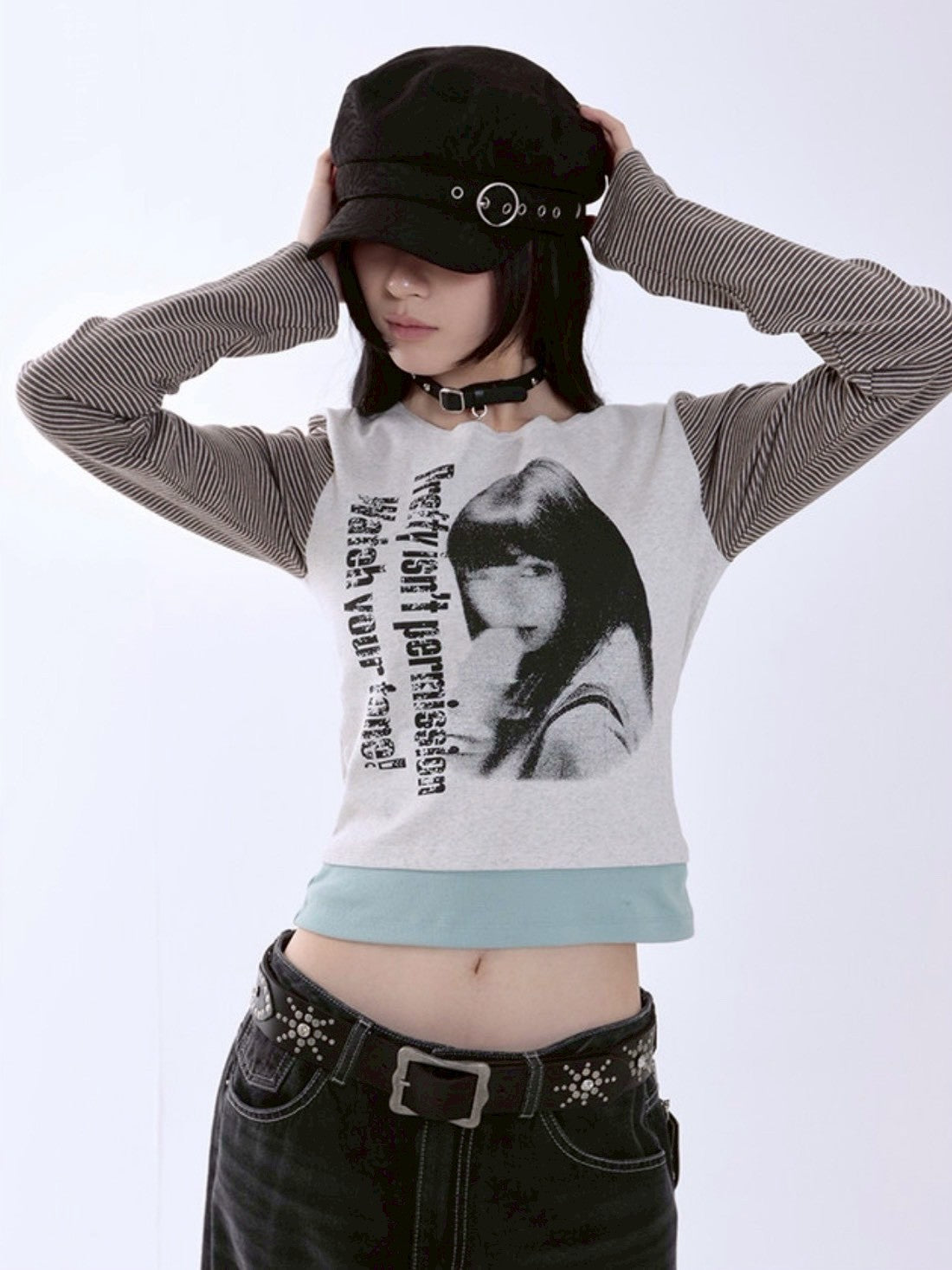 【runningHIGH】WATCH YOUR TONE L/S TEE