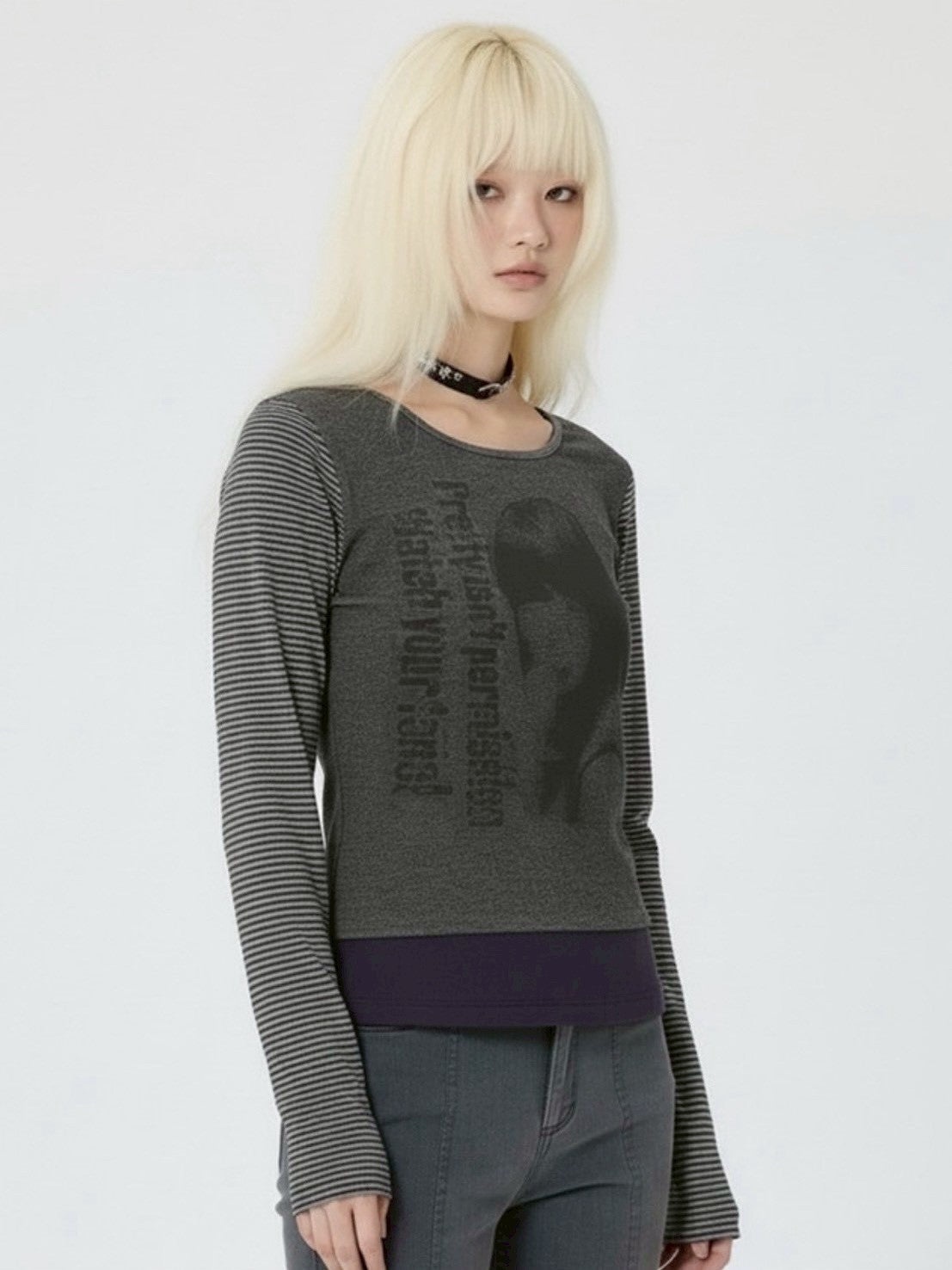 【runningHIGH】WATCH YOUR TONE L/S TEE