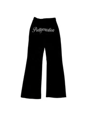 受注制【nmtc +】logo sweat flare pants / 【エヌエムティーシープラス】ロゴスウェットフレアバンツ (3color)