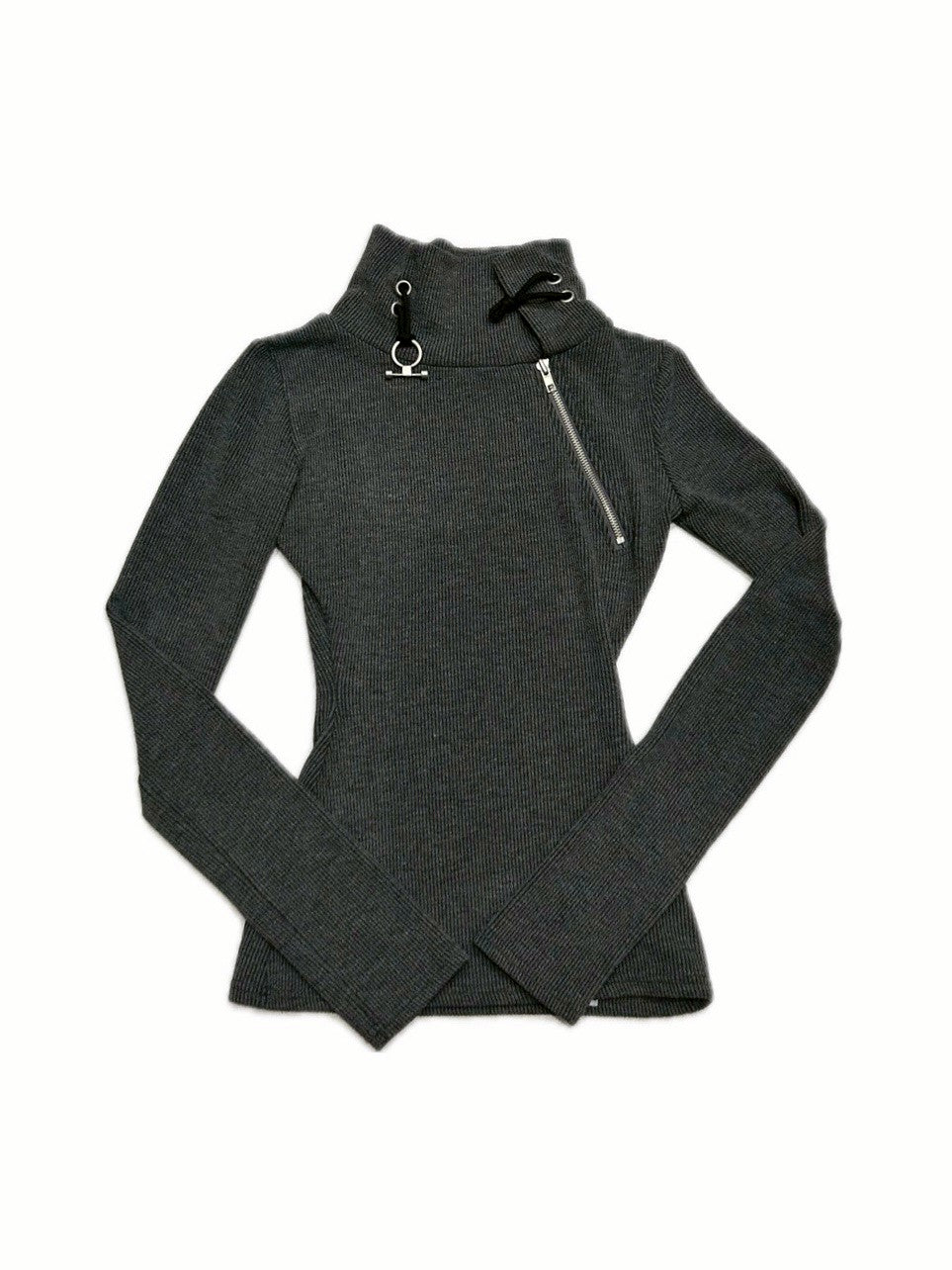 3/1 20:00発売受注制【nmtc +】zip high neck long sleeve