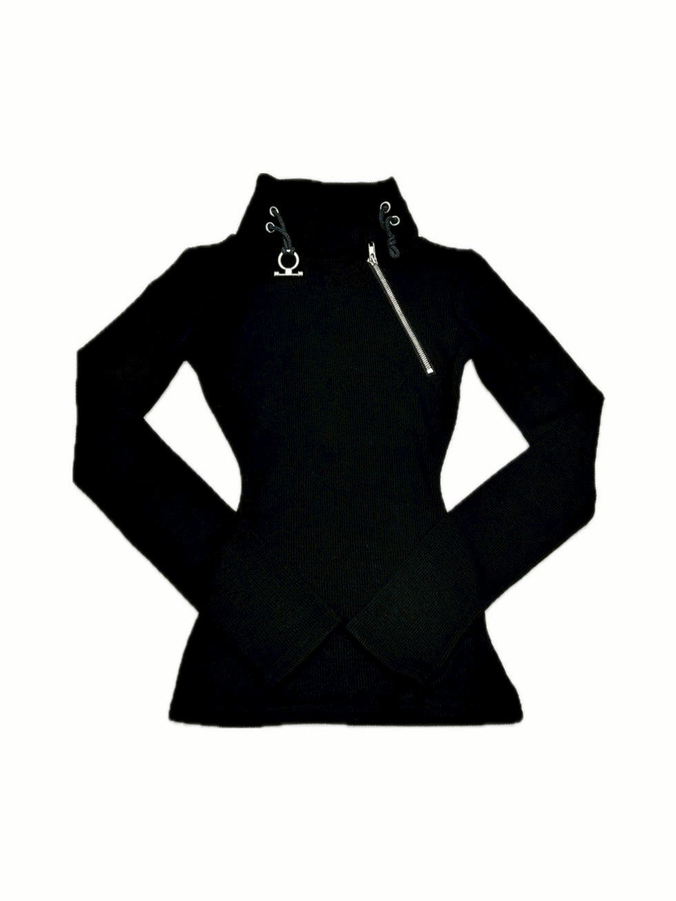 3/1 20:00発売受注制【nmtc +】zip high neck long sleeve