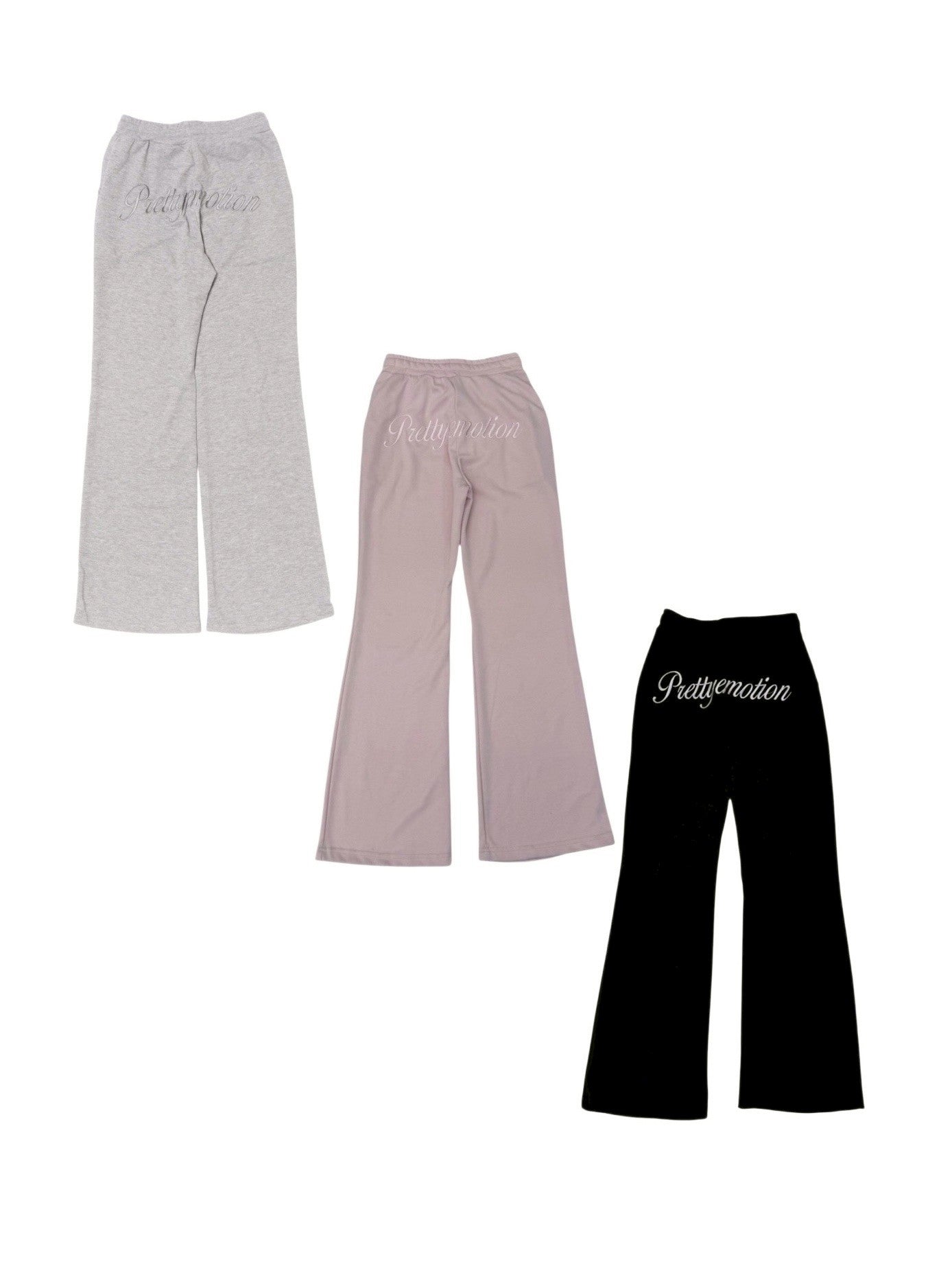 受注制【nmtc +】logo sweat flare pants / 【エヌエムティーシープラス】ロゴスウェットフレアバンツ (3color)