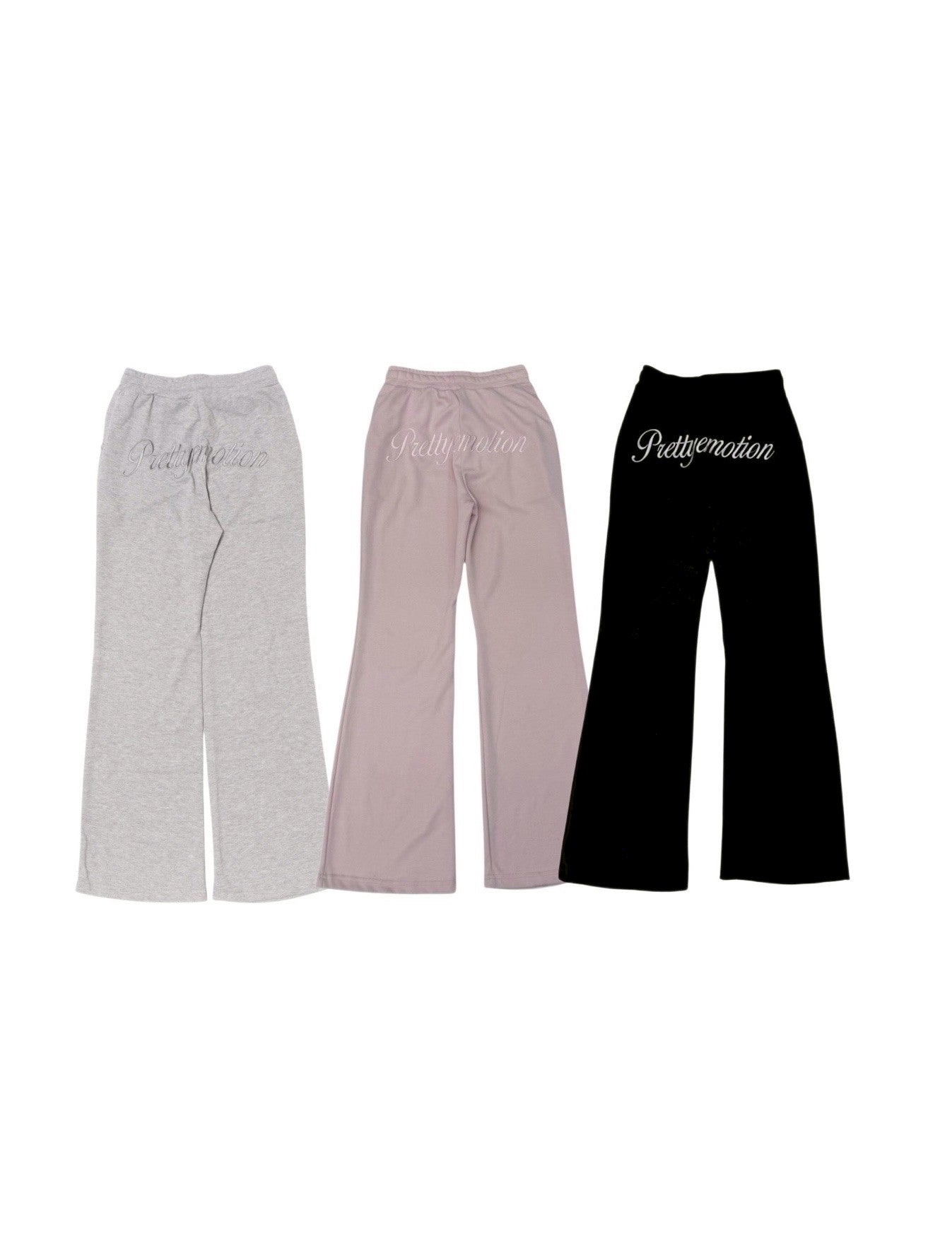 受注制【nmtc +】logo sweat flare pants / 【エヌエムティーシープラス】ロゴスウェットフレアバンツ (3color)