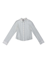 受注制【nmtc +】frill blouse / 【エヌエムティーシープラス】フリルブラウス (2color)