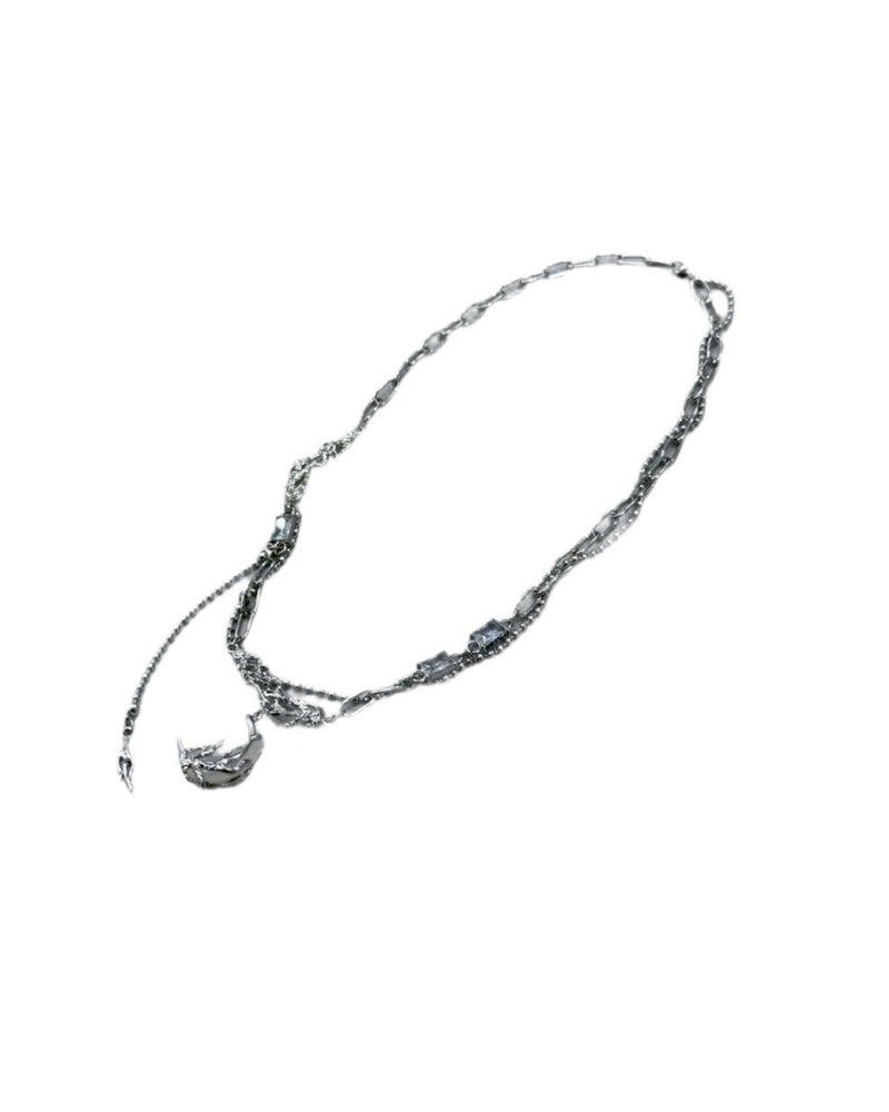 受注制【nmtc+】moon pendant necklace