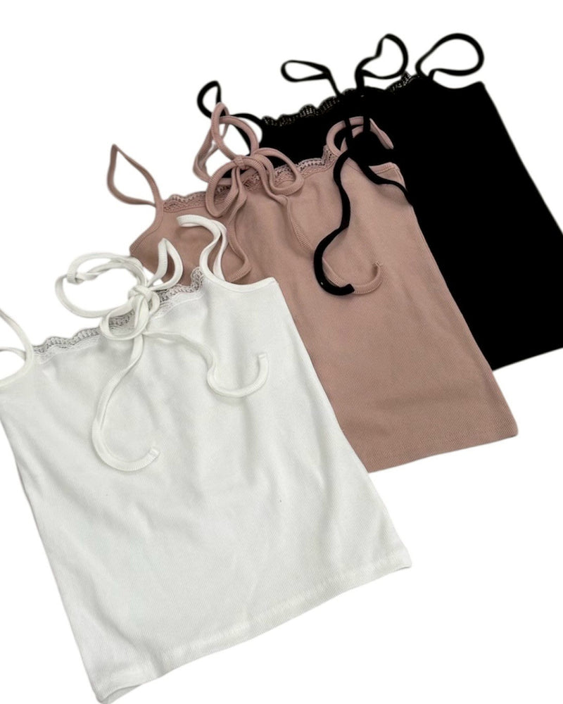受注制【nmtc+】strap camisole (3color)
