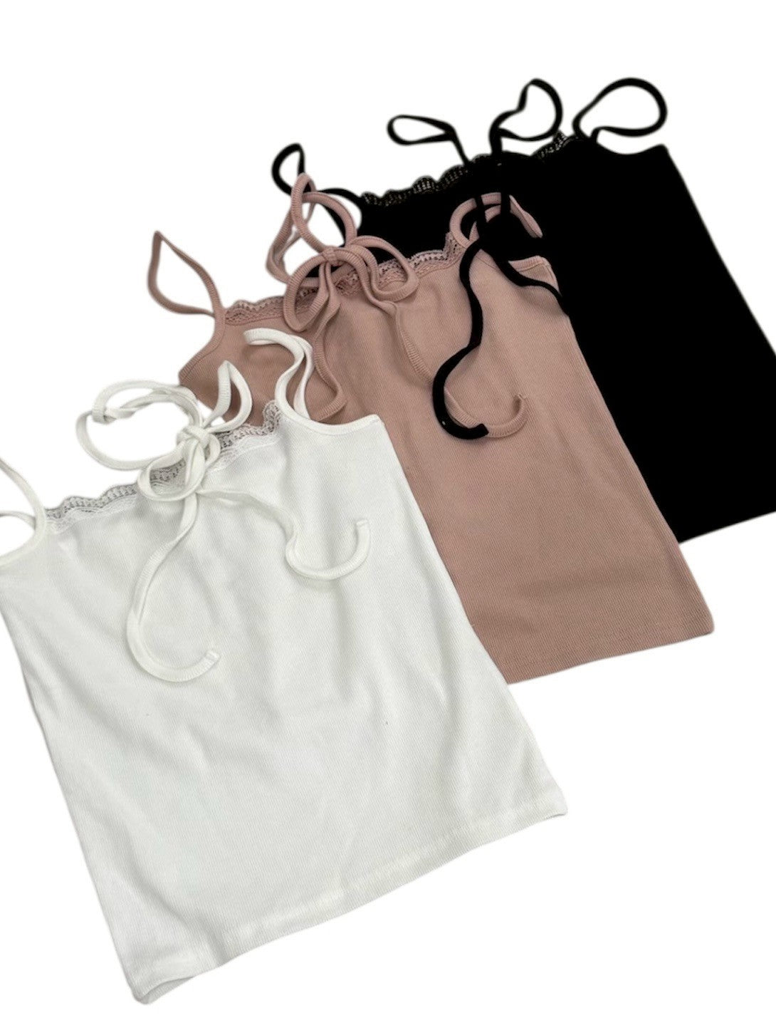 受注制【nmtc +】strap camisole (3color)