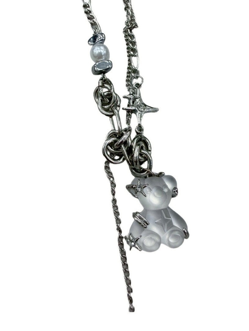 受注制【nmtc+】bear pendant necklace