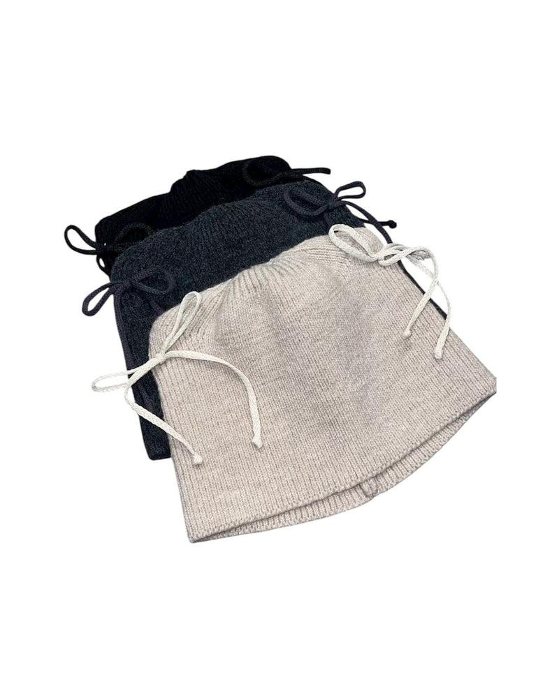 受注制【nmtc+】ear ribbon beanie (3color)