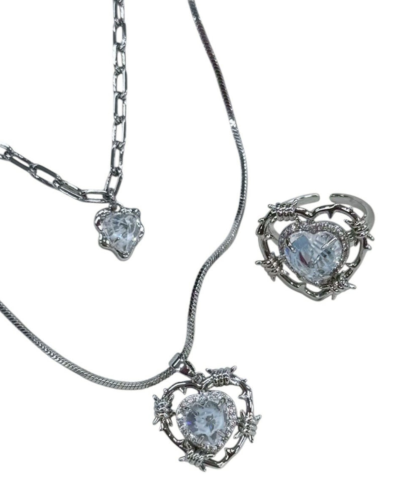 受注制【nmtc+】heart wire ring