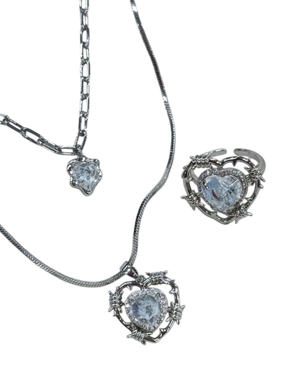 受注制【nmtc +】heart wire ring