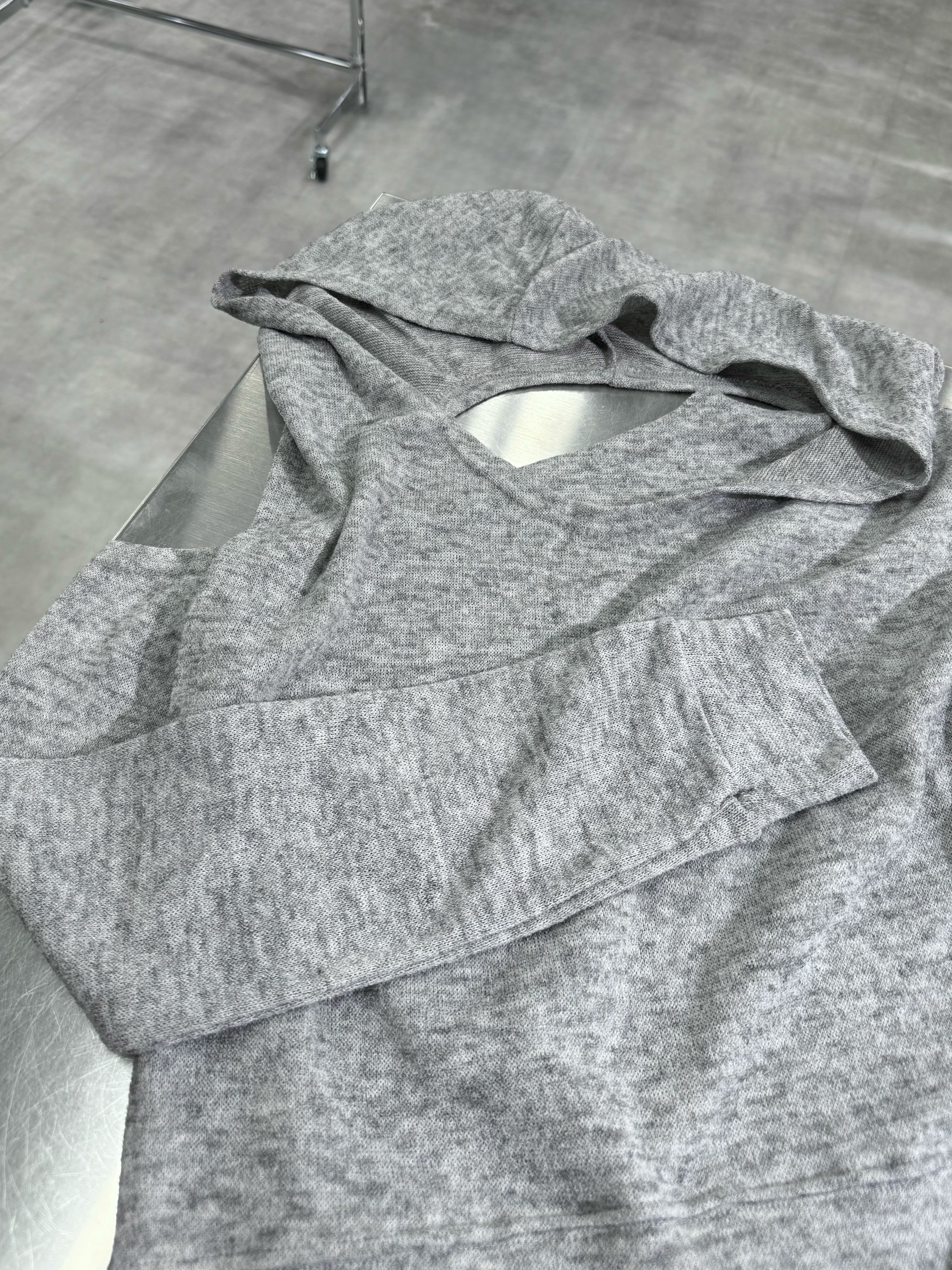 3/12 20:00発売 名古屋店WEB限定 受注制【nmtc +】one shoulder hoodie / 【エヌエムティーシープラス】ワンショルダーフーディー (2color)