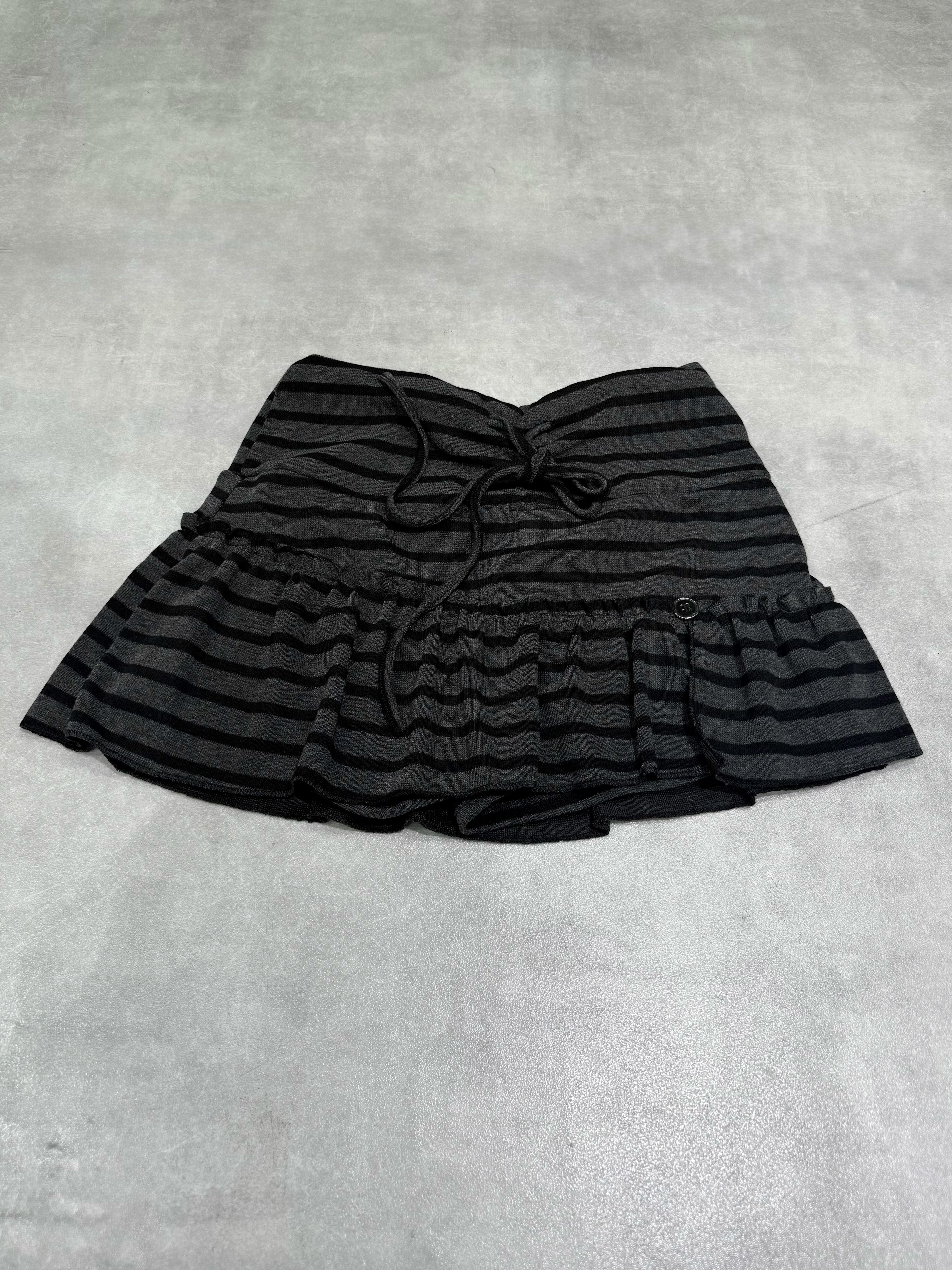 3/12 20:00発売 名古屋店WEB限定 受注制【nmtc +】border culotte skirt / 【エヌエムティーシープラス】ボーダーキュロットスカート (2color)