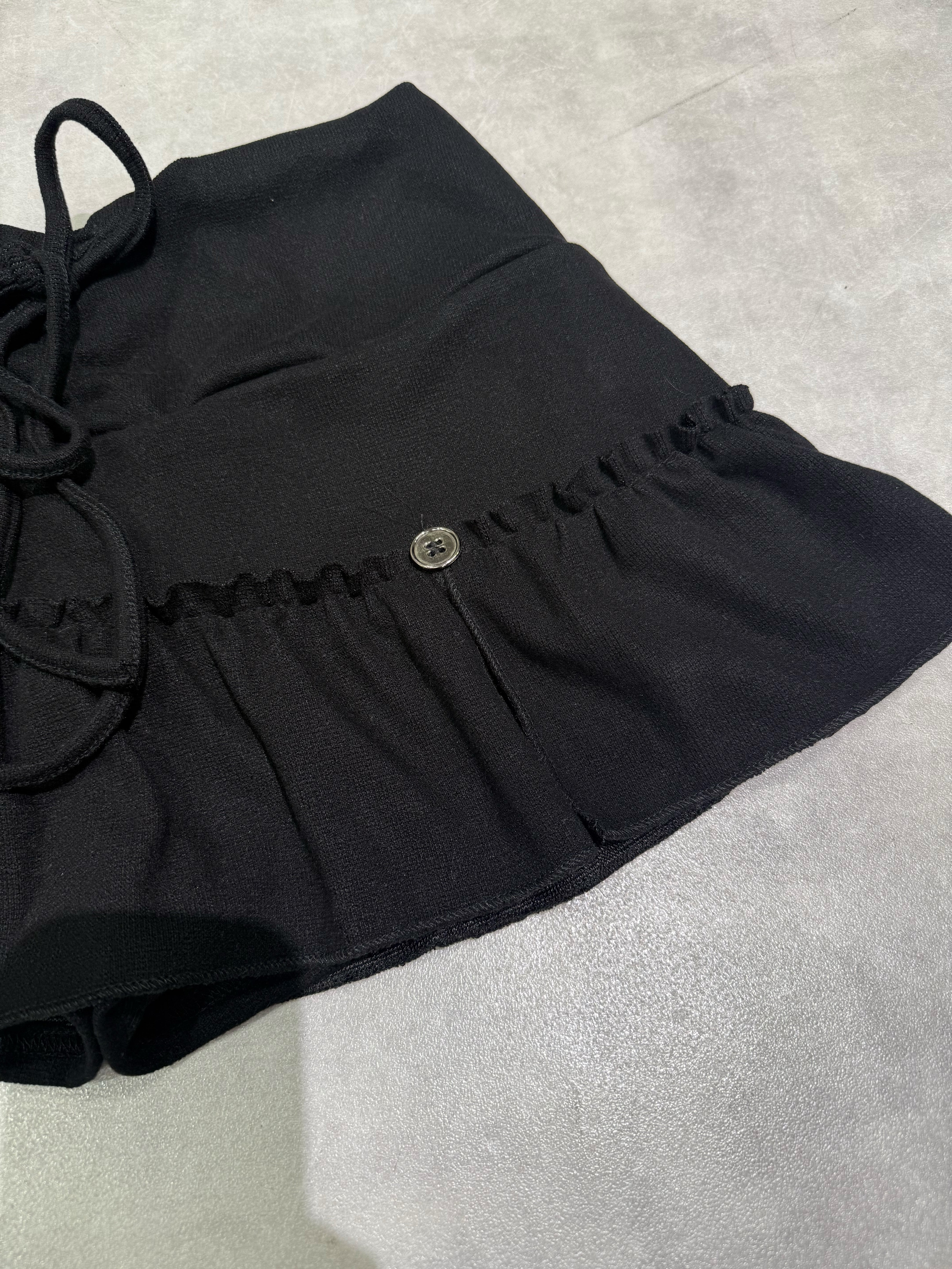 3/12 20:00発売 名古屋店WEB限定 受注制【nmtc +】border culotte skirt / 【エヌエムティーシープラス】ボーダーキュロットスカート (2color)